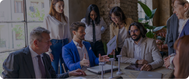 Business team meeting